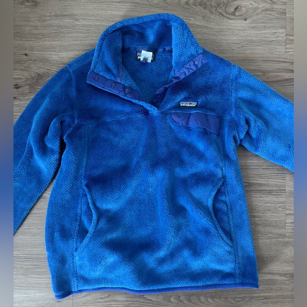 Patagonia Sweater Blue Soft Womens Large